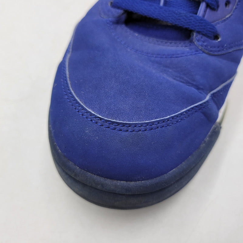 【現状渡し品】【メンズ】 819171-417 AIR JORDAN 5 RETRO LOW KNICKS ナイキ エアジョーダン5レトロ ロー スニーカー 靴 160-260128-tt-06-izu サイズ：32cm カラー：DEEP ROYAL BLUE/TEAM ORANGE-MIDNIGHT NAVY-ATOMIC ORANGE 万代Net店