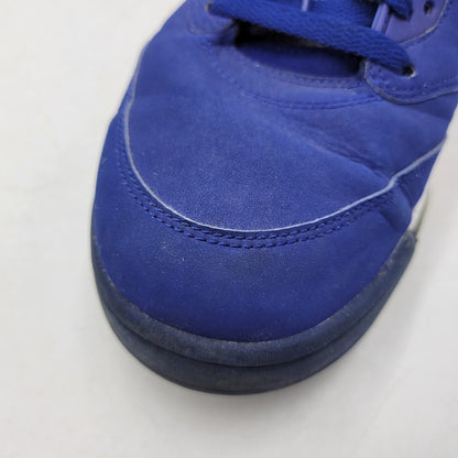 【現状渡し品】【メンズ】 819171-417 AIR JORDAN 5 RETRO LOW KNICKS ナイキ エアジョーダン5レトロ ロー スニーカー 靴 160-260128-tt-06-izu サイズ：32cm カラー：DEEP ROYAL BLUE/TEAM ORANGE-MIDNIGHT NAVY-ATOMIC ORANGE 万代Net店