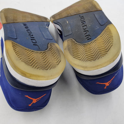 【現状渡し品】【メンズ】 819171-417 AIR JORDAN 5 RETRO LOW KNICKS ナイキ エアジョーダン5レトロ ロー スニーカー 靴 160-260128-tt-06-izu サイズ：32cm カラー：DEEP ROYAL BLUE/TEAM ORANGE-MIDNIGHT NAVY-ATOMIC ORANGE 万代Net店