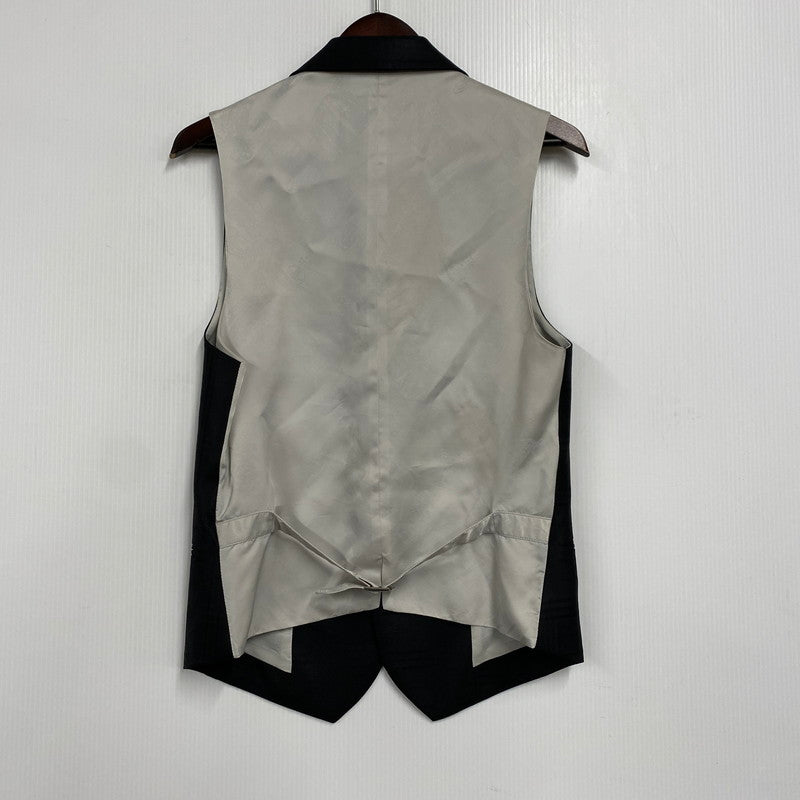 【中古品】【メンズ】 VIVIENNE WESTWOOD MAN ヴィヴィアン ウエストウッド マン VW-W1-89896 GILET VEST ジレ ベスト 141-260126-cs-17-izu サイズ：44 カラー：ブラック 万代Net店