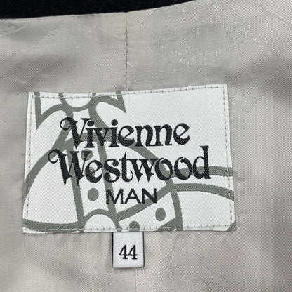 【中古品】【メンズ】 VIVIENNE WESTWOOD MAN ヴィヴィアン ウエストウッド マン VW-W1-89896 GILET VEST ジレ ベスト 141-260126-cs-17-izu サイズ：44 カラー：ブラック 万代Net店