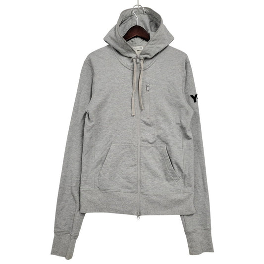 【中古品】【メンズ】 Y-3 YOHJI YAMAMOTO ワイスリー ヨウジヤマモト FULL ZIP SWEAT HOODIE フル ジップ スウェット フーディー パーカー トップス 長袖 140-260128-kh-06-izu サイズ：M カラー：グレー 万代Net店