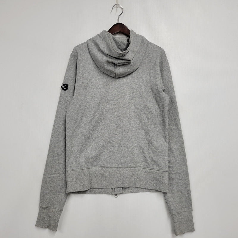 【中古品】【メンズ】 Y-3 YOHJI YAMAMOTO ワイスリー ヨウジヤマモト FULL ZIP SWEAT HOODIE フル ジップ スウェット フーディー パーカー トップス 長袖 140-260128-kh-06-izu サイズ：M カラー：グレー 万代Net店