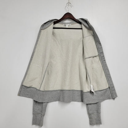 【中古品】【メンズ】 Y-3 YOHJI YAMAMOTO ワイスリー ヨウジヤマモト FULL ZIP SWEAT HOODIE フル ジップ スウェット フーディー パーカー トップス 長袖 140-260128-kh-06-izu サイズ：M カラー：グレー 万代Net店