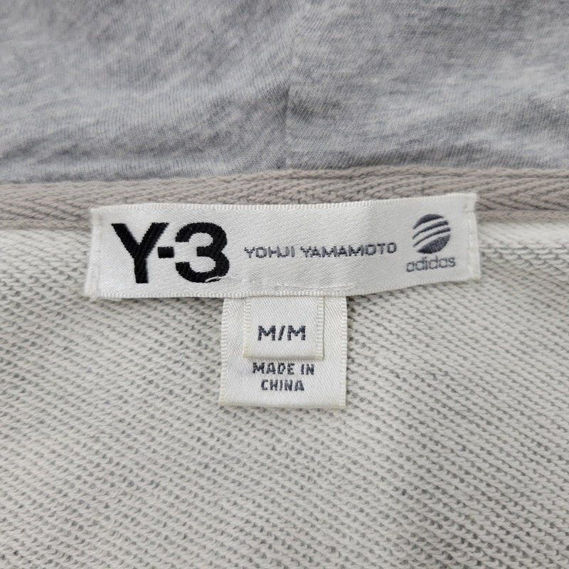 【中古品】【メンズ】 Y-3 YOHJI YAMAMOTO ワイスリー ヨウジヤマモト FULL ZIP SWEAT HOODIE フル ジップ スウェット フーディー パーカー トップス 長袖 140-260128-kh-06-izu サイズ：M カラー：グレー 万代Net店