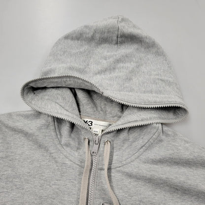 【中古品】【メンズ】 Y-3 YOHJI YAMAMOTO ワイスリー ヨウジヤマモト FULL ZIP SWEAT HOODIE フル ジップ スウェット フーディー パーカー トップス 長袖 140-260128-kh-06-izu サイズ：M カラー：グレー 万代Net店