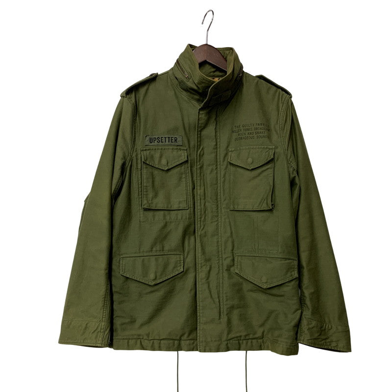 【中古品】【メンズ】 LEOPARD FUR LINER M-65 TYPE FIELD JACKET レオパード ファー ライナー タイプ フィールド ジャケット アウター 142-260126-cs-06-izu サイズ：S カラー：カーキ 万代Net店