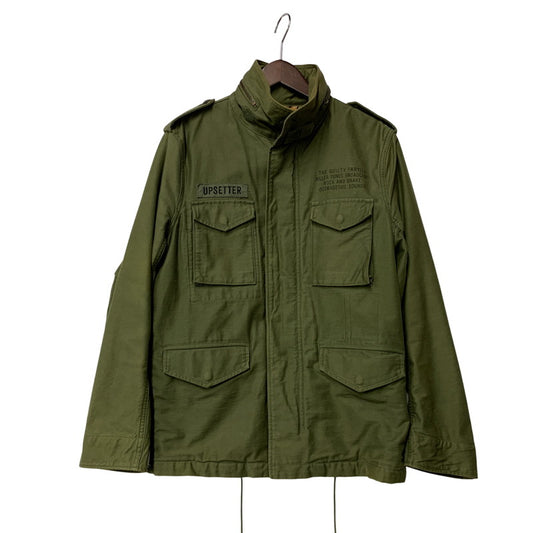 【中古品】【メンズ】 LEOPARD FUR LINER M-65 TYPE FIELD JACKET レオパード ファー ライナー タイプ フィールド ジャケット アウター 142-260126-cs-06-izu サイズ：S カラー：カーキ 万代Net店