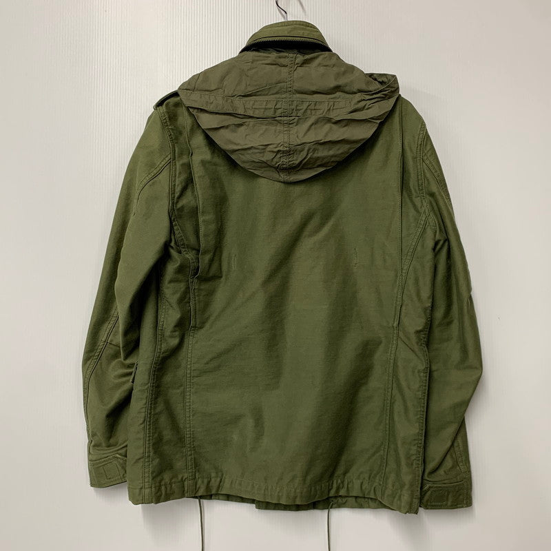 【中古品】【メンズ】 LEOPARD FUR LINER M-65 TYPE FIELD JACKET レオパード ファー ライナー タイプ フィールド ジャケット アウター 142-260126-cs-06-izu サイズ：S カラー：カーキ 万代Net店