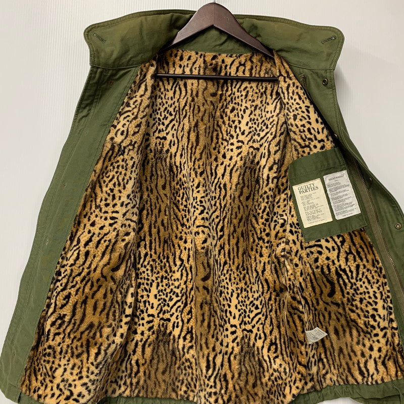 【中古品】【メンズ】 LEOPARD FUR LINER M-65 TYPE FIELD JACKET レオパード ファー ライナー タイプ フィールド ジャケット アウター 142-260126-cs-06-izu サイズ：S カラー：カーキ 万代Net店
