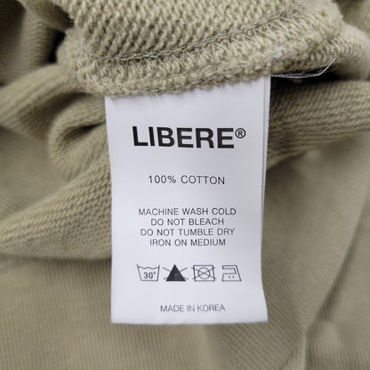 【中古品】【メンズ】 LIBERE リベーレ LIMITED WAPPEN HOODIE リミテッド ワッペン フーディー パーカー トップス 長袖 142-260128-kh-05-izu サイズ：L カラー：オリーブ 万代Net店