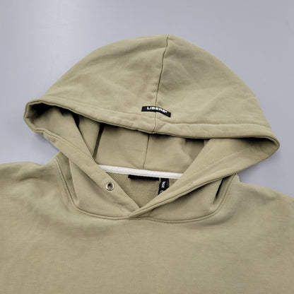 【中古品】【メンズ】 LIBERE リベーレ LIMITED WAPPEN HOODIE リミテッド ワッペン フーディー パーカー トップス 長袖 142-260128-kh-05-izu サイズ：L カラー：オリーブ 万代Net店