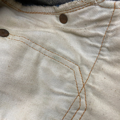 【中古品】【メンズ】 革パッチ 片面タブ BIGE 復刻 501XX DENIM PANTS デニム パンツ ズボン ボトムス 157-260128-ya-12-izu サイズ：38×36 カラー：インディゴ 万代Net店