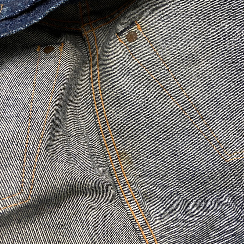 【中古品】【メンズ】 革パッチ 片面タブ BIGE 復刻 501XX DENIM PANTS デニム パンツ ズボン ボトムス 157-260128-ya-12-izu サイズ：38×36 カラー：インディゴ 万代Net店