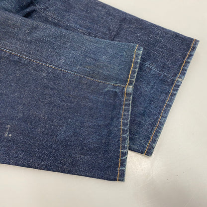 【中古品】【メンズ】 革パッチ 片面タブ BIGE 復刻 501XX DENIM PANTS デニム パンツ ズボン ボトムス 157-260128-ya-12-izu サイズ：38×36 カラー：インディゴ 万代Net店