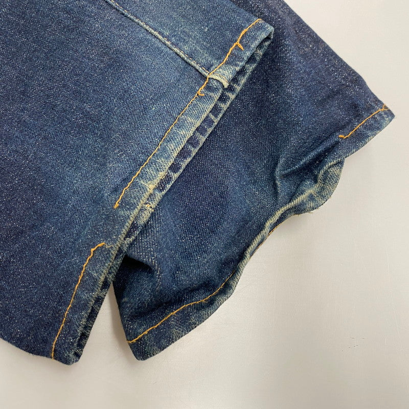 【中古品】【メンズ】 革パッチ 片面タブ BIGE 復刻 501XX DENIM PANTS デニム パンツ ズボン ボトムス 157-260128-ya-12-izu サイズ：38×36 カラー：インディゴ 万代Net店