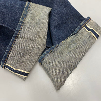 【中古品】【メンズ】 革パッチ 片面タブ BIGE 復刻 501XX DENIM PANTS デニム パンツ ズボン ボトムス 157-260128-ya-12-izu サイズ：38×36 カラー：インディゴ 万代Net店