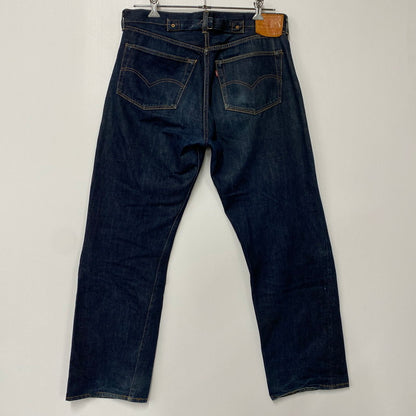 【中古品】【メンズ】 革パッチ 片面タブ BIGE 復刻 501XX DENIM PANTS デニム パンツ ズボン ボトムス 157-260128-ya-12-izu サイズ：38×36 カラー：インディゴ 万代Net店