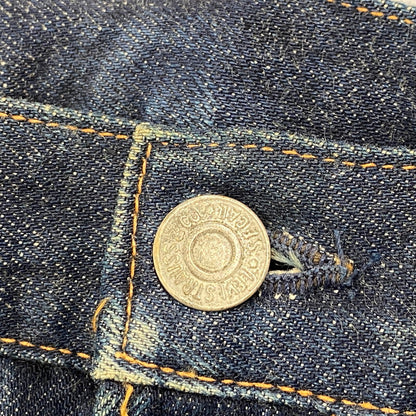 【中古品】【メンズ】 革パッチ 片面タブ BIGE 復刻 501XX DENIM PANTS デニム パンツ ズボン ボトムス 157-260128-ya-12-izu サイズ：38×36 カラー：インディゴ 万代Net店