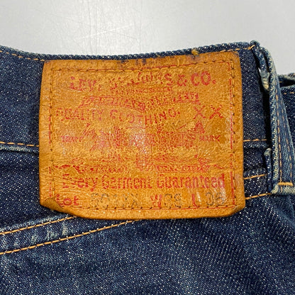【中古品】【メンズ】 革パッチ 片面タブ BIGE 復刻 501XX DENIM PANTS デニム パンツ ズボン ボトムス 157-260128-ya-12-izu サイズ：38×36 カラー：インディゴ 万代Net店