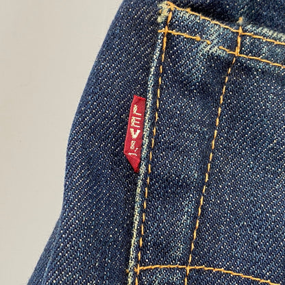 【中古品】【メンズ】 革パッチ 片面タブ BIGE 復刻 501XX DENIM PANTS デニム パンツ ズボン ボトムス 157-260128-ya-12-izu サイズ：38×36 カラー：インディゴ 万代Net店