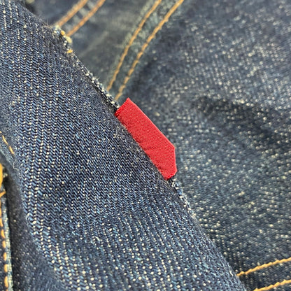 【中古品】【メンズ】 革パッチ 片面タブ BIGE 復刻 501XX DENIM PANTS デニム パンツ ズボン ボトムス 157-260128-ya-12-izu サイズ：38×36 カラー：インディゴ 万代Net店