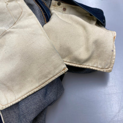【中古品】【メンズ】 革パッチ 片面タブ BIGE 復刻 501XX DENIM PANTS デニム パンツ ズボン ボトムス 157-260128-ya-12-izu サイズ：38×36 カラー：インディゴ 万代Net店