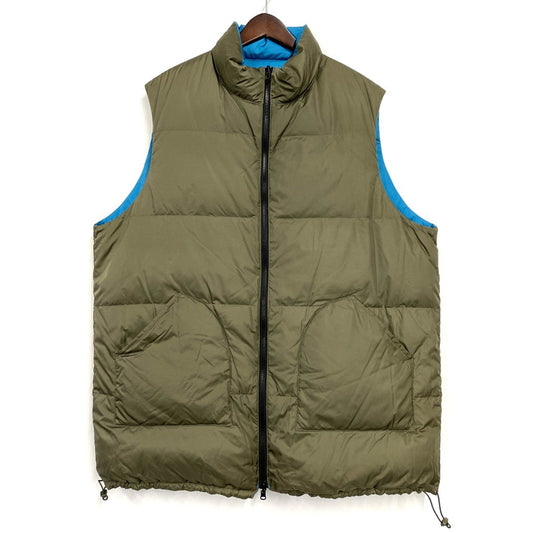 【中古品】【メンズ】 SIERRA DESIGNS ×BEAMS BOY シェラデザイン×ビームスボーイ 21AW REVERSIBLE DOWN VEST リバーシブル ダウン ベスト アウター 144-260126-cs-13-izu サイズ：XL カラー：オリーブ×ターコイズ 万代Net店