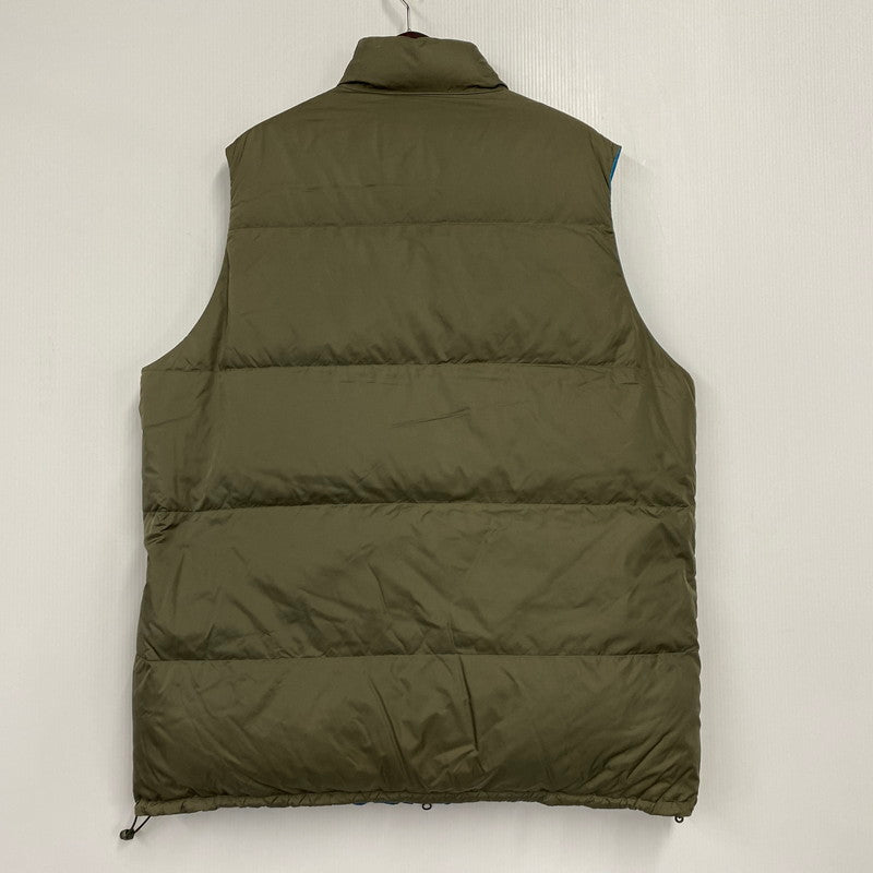 【中古品】【メンズ】 SIERRA DESIGNS ×BEAMS BOY シェラデザイン×ビームスボーイ 21AW REVERSIBLE DOWN VEST リバーシブル ダウン ベスト アウター 144-260126-cs-13-izu サイズ：XL カラー：オリーブ×ターコイズ 万代Net店