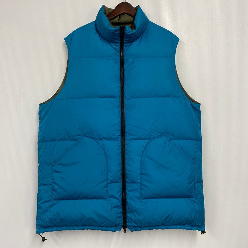 【中古品】【メンズ】 SIERRA DESIGNS ×BEAMS BOY シェラデザイン×ビームスボーイ 21AW REVERSIBLE DOWN VEST リバーシブル ダウン ベスト アウター 144-260126-cs-13-izu サイズ：XL カラー：オリーブ×ターコイズ 万代Net店
