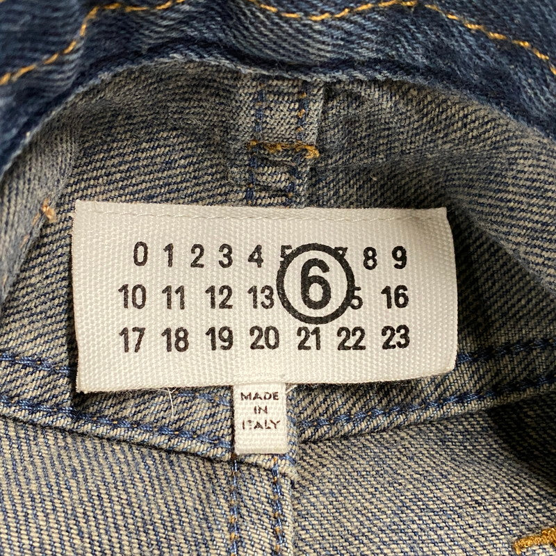 【中古美品】【メンズ】 MM6 MAISON MARGIELA エムエムシックス メゾン マルジェラ S52LA0246 25SS DRAWSTRING BAGGY DENIM ドローストリング バギー デニム ズボン ボトムス 152-260128-ya-16-izu サイズ：28 カラー：インディゴ 万代Net店