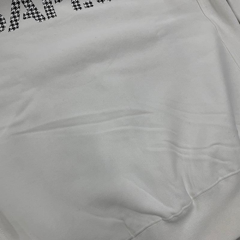 【中古美品】【メンズ】 SAPEUR サプール A0025-407 CHIDORI PATTERN CREW NECK SWEATSHIRT チドリ パターン クルーネック スウェットシャツ トップス 長袖 142-260126-cs-08-izu サイズ：XL カラー：ホワイト 万代Net店