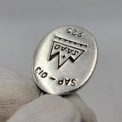 【中古品】【メンズ/レディース】 SAAD サード SAP-013 925 STONE PENDANT TOP ストーンペンダントトップ アクセサリー 191-260130-tt-11-izu カラー：シルバー 万代Net店