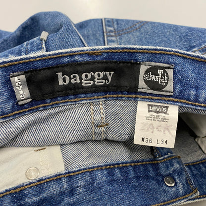 【中古品】【メンズ】 LEVI'S SILVER TAB リーバイス シルバータブ 44570-0289 刻印748 BAGGY DENIM PANTS バギー デニム パンツ ズボン ボトムス 157-260128-ya-11-izu サイズ：36×34 カラー：インディゴ 万代Net店