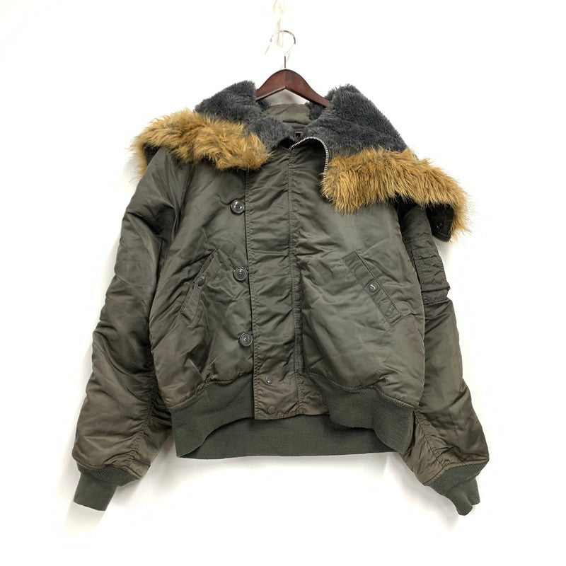 【中古品】【メンズ】 ALPHA INDUSTRIES アルファインダストリーズ 2010-076 N-2B FLIGHT JACKET フライトジャケット アウター 145-260127-ya-04-izu サイズ：XL カラー：カーキ 万代Net店