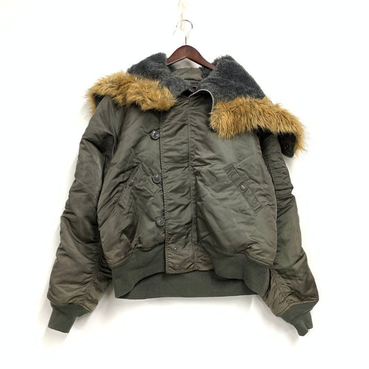 【中古品】【メンズ】 ALPHA INDUSTRIES アルファインダストリーズ 2010-076 N-2B FLIGHT JACKET フライトジャケット アウター 145-260127-ya-04-izu サイズ：XL カラー：カーキ 万代Net店