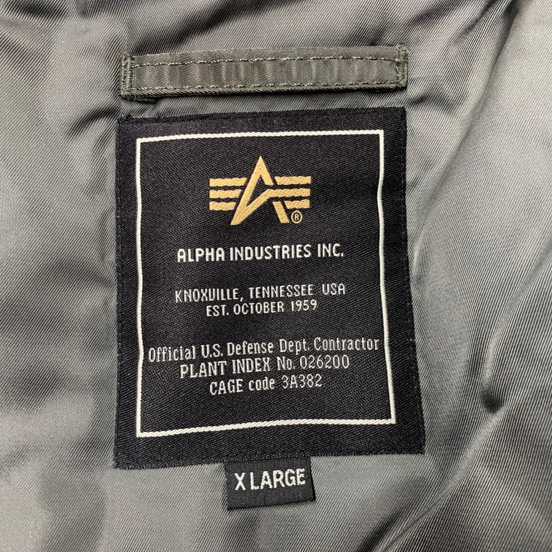 【中古品】【メンズ】 ALPHA INDUSTRIES アルファインダストリーズ 2010-076 N-2B FLIGHT JACKET フライトジャケット アウター 145-260127-ya-04-izu サイズ：XL カラー：カーキ 万代Net店