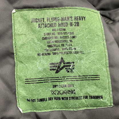 【中古品】【メンズ】 ALPHA INDUSTRIES アルファインダストリーズ 2010-076 N-2B FLIGHT JACKET フライトジャケット アウター 145-260127-ya-04-izu サイズ：XL カラー：カーキ 万代Net店