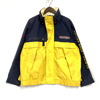 【現状渡し品】【メンズ】 84160314 SAILING JACKET セーリングジャケット アウター 146-260128-tt-14-izu サイズ：L カラー：イエロー×ダークネイビー 万代Net店