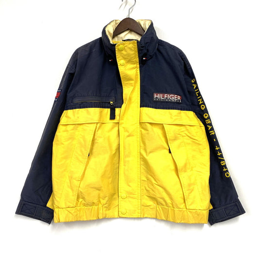 【現状渡し品】【メンズ】 84160314 SAILING JACKET セーリングジャケット アウター 146-260128-tt-14-izu サイズ：L カラー：イエロー×ダークネイビー 万代Net店