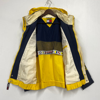 【現状渡し品】【メンズ】 84160314 SAILING JACKET セーリングジャケット アウター 146-260128-tt-14-izu サイズ：L カラー：イエロー×ダークネイビー 万代Net店