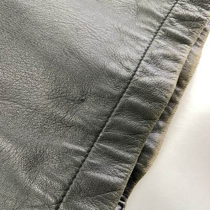【現状渡し品】【メンズ】 INTERMEZZO インターメッツォ SHEEPSKIN LEATHER COAT シープスキン レザー コート アウター 146-260129-yn-02-izu サイズ：L カラー：ブラック 万代Net店