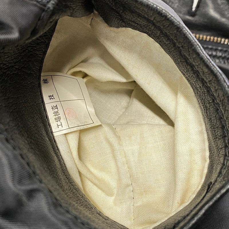 【現状渡し品】【メンズ】 INTERMEZZO インターメッツォ SHEEPSKIN LEATHER COAT シープスキン レザー コート アウター 146-260129-yn-02-izu サイズ：L カラー：ブラック 万代Net店