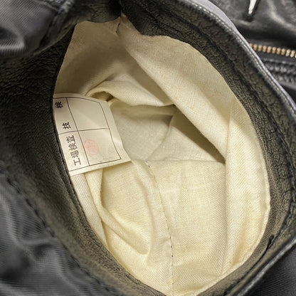 【現状渡し品】【メンズ】 INTERMEZZO インターメッツォ SHEEPSKIN LEATHER COAT シープスキン レザー コート アウター 146-260129-yn-02-izu サイズ：L カラー：ブラック 万代Net店
