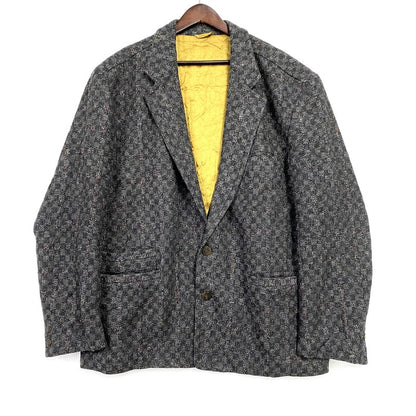 【中古品】【メンズ】 MILLEMIGLIA ミッレミリア イタリア製 ALPACA WOOL MIXED TAILORED JACKET アルパカ ウール ミックス テーラード ジャケット アウター 146-260129-yn-03-izu サイズ：52 カラー：ブラック系 万代Net店