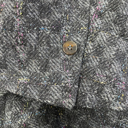 【中古品】【メンズ】 MILLEMIGLIA ミッレミリア イタリア製 ALPACA WOOL MIXED TAILORED JACKET アルパカ ウール ミックス テーラード ジャケット アウター 146-260129-yn-03-izu サイズ：52 カラー：ブラック系 万代Net店