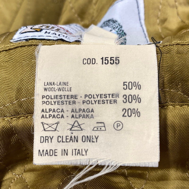 【中古品】【メンズ】 MILLEMIGLIA ミッレミリア イタリア製 ALPACA WOOL MIXED TAILORED JACKET アルパカ ウール ミックス テーラード ジャケット アウター 146-260129-yn-03-izu サイズ：52 カラー：ブラック系 万代Net店