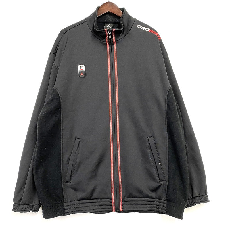 【中古品】【メンズ】 NIKE JORDAN BRAND ナイキ ジョーダン ブランド CINCINNATI TRACK JACKET　シンシナティ トラック ジャケット アウター 146-260129-yn-04-izu サイズ：L カラー：ブラック 万代Net店