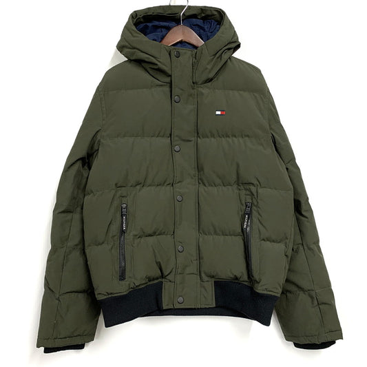 【中古品】【メンズ】 HOODED DOWN JACKET 15HZS2002 フーデッド ダウンジャケット アウター 147-260130-as-03-izu サイズ：M カラー：グリーン系 万代Net店