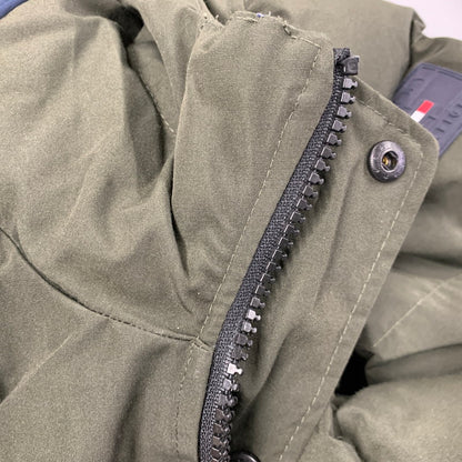 【中古品】【メンズ】 HOODED DOWN JACKET 15HZS2002 フーデッド ダウンジャケット アウター 147-260130-as-03-izu サイズ：M カラー：グリーン系 万代Net店